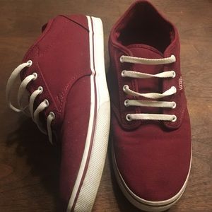 Maroon Vans